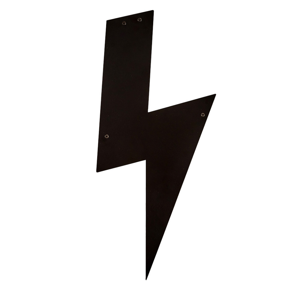 Wanddeko aus Metall | 25 x 50 cm | Blitz | Metalldeko Industrial - Hansmeier