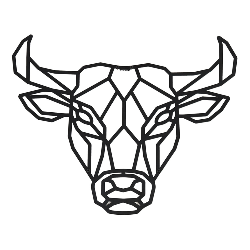 Wand Metalldeko | 50 x 40 cm | Bulle | Metalldeko Industrial - Hansmeier