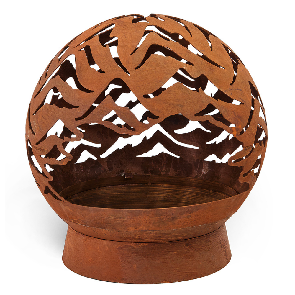 Hansmeier Feuerschale | 52 x 52 x 40 cm | Wellen - Hansmeier