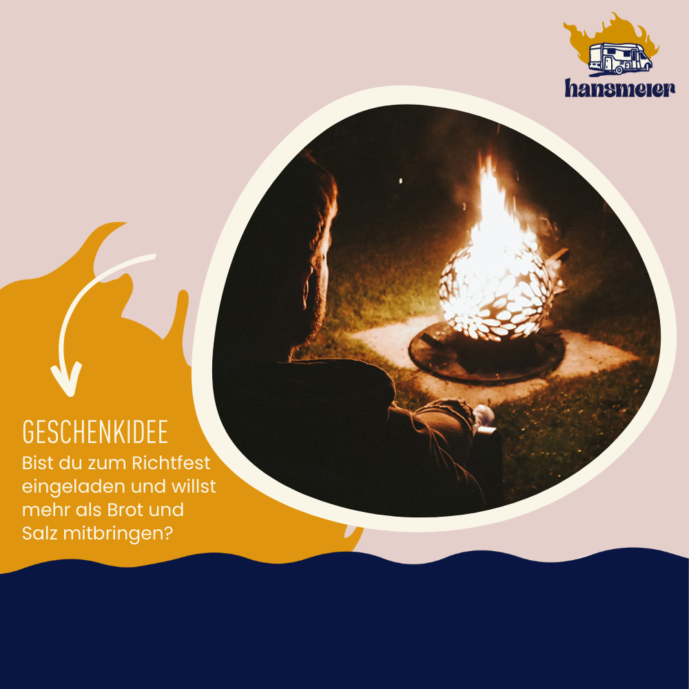 Hansmeier Feuerschale | 52 x 52 x 40 cm | Wellen - Hansmeier