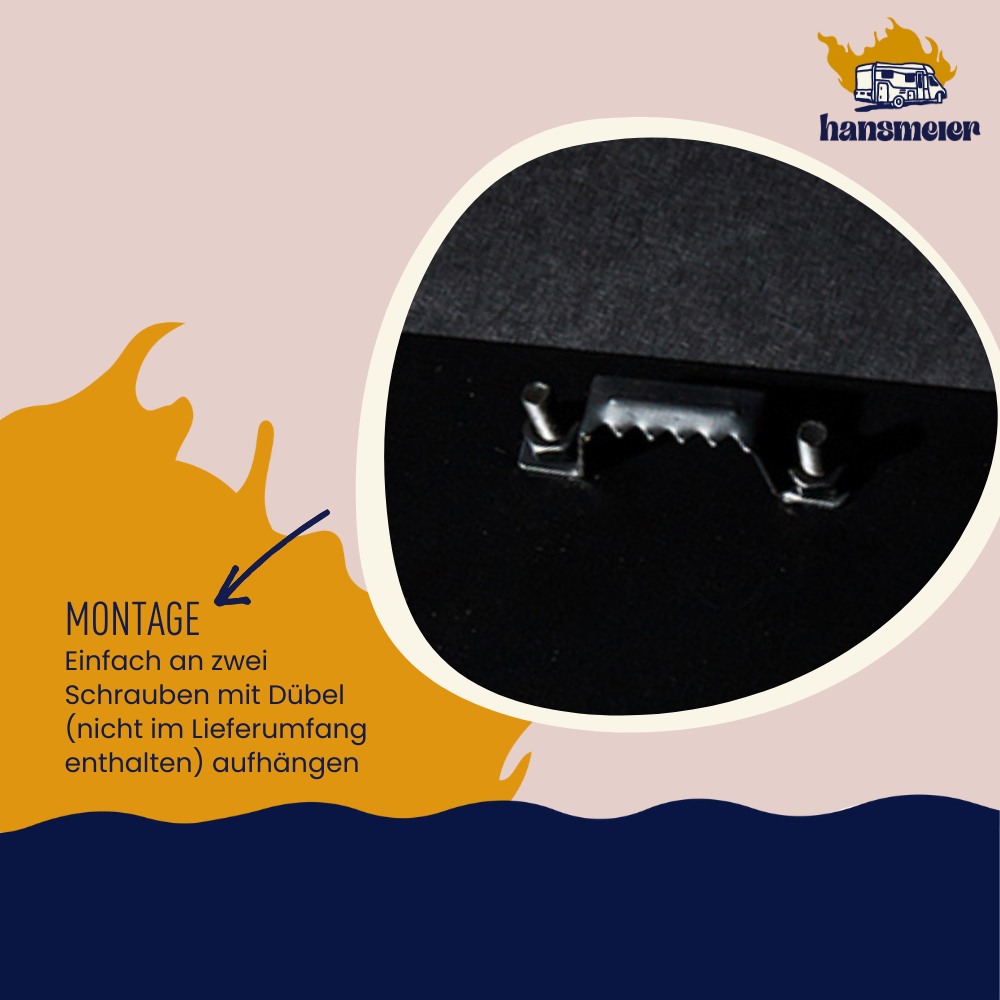 Wanddeko aus Metall | 115x68cm | Weltkarte Worldmap - Hansmeier