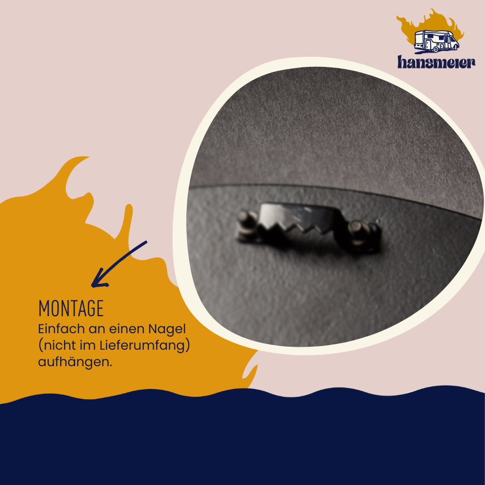 Wanddeko aus Metall | 40 x 40 cm | YingYang | Metalldeko Industrial - Hansmeier