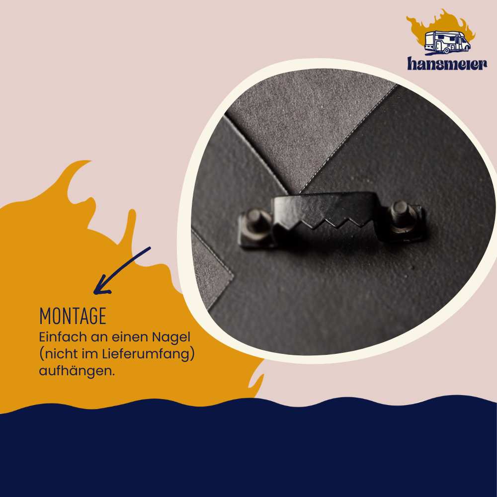 Wanddeko aus Metall | 40 x 20 cm | Unendlich | Metalldeko Industrial - Hansmeier