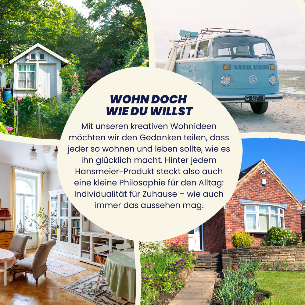 Pflanzenwand Modell Farn | 50 x 50 cm | Wand-Dekoration - Hansmeier