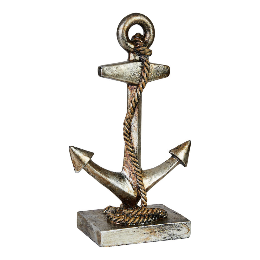 Anker als Deko-Skulptur als Geschenk zum Einzug